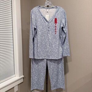 NWT Charter Club women’s size small soft knit two piece pajama set